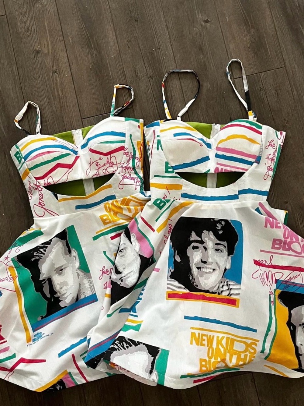 Vintage by Jackie New Kids on the Block custom dress NKOTB 6 8